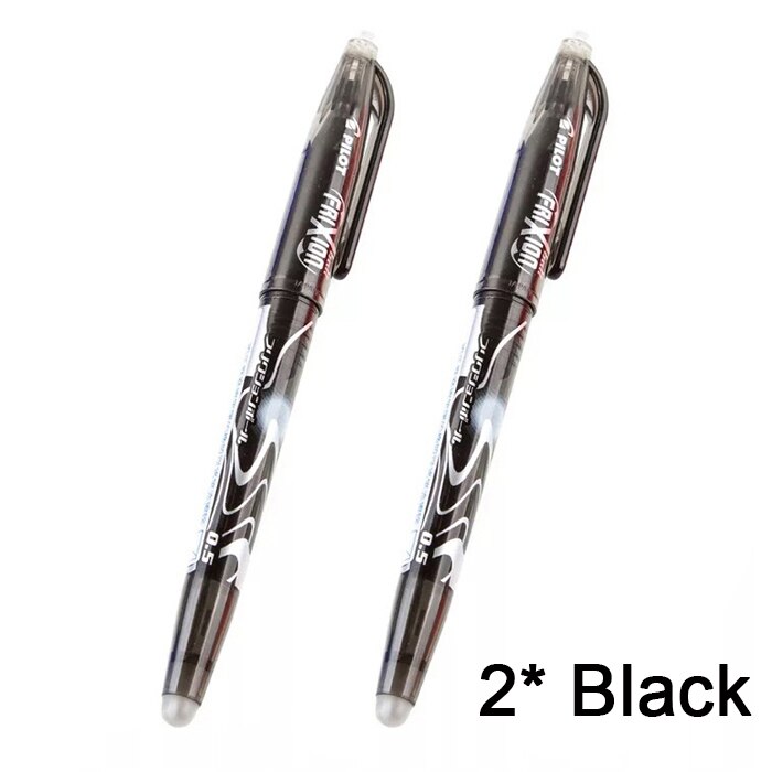 Pilot FriXion Ball Erasable Gel Pens Elfinbook Pen Fine Point Black/Blue/Red inks for Rocketbook: 2 Black