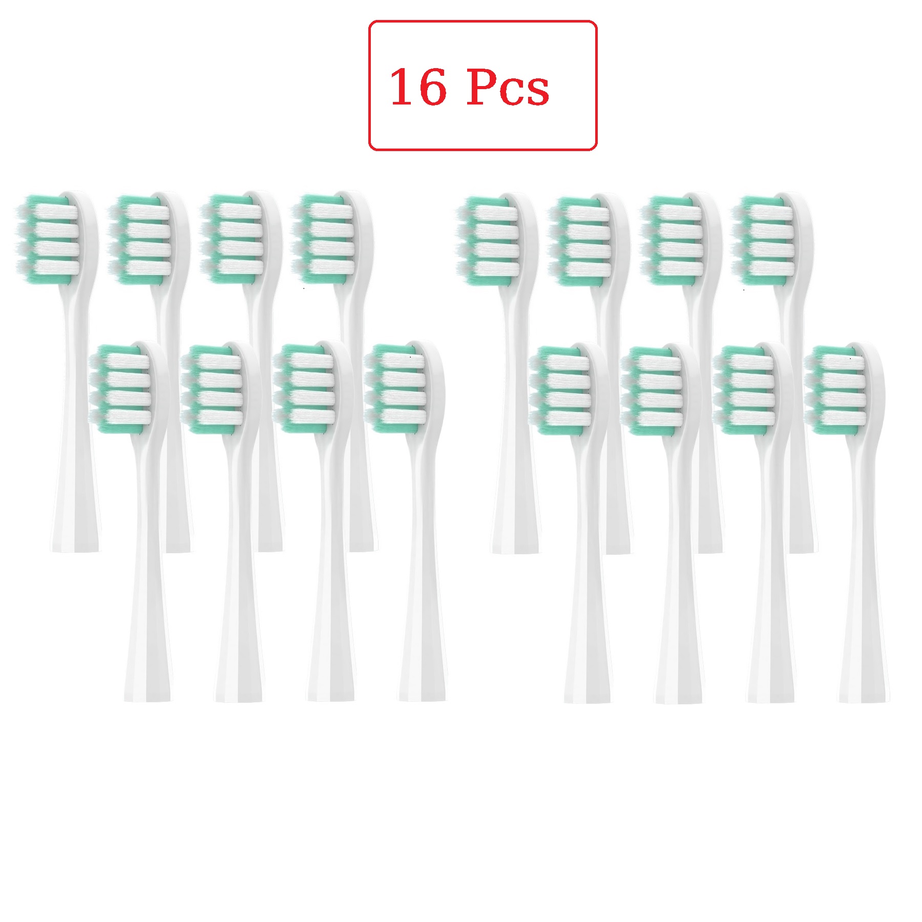 4/8/12/16 Pcs Replacement Brush Heads For usmile Electric Toothbrush Head Deep Clean Type / Soft Bristle Type: GRAY
