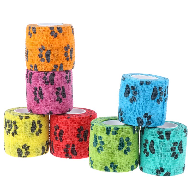 5Cm X 4.5M Sport Tape Waterdichte Zelfklevende Elastische Bandage Spier Tape Vinger Gewrichten Wrap Bandage Non-geweven Samenhangend Verband