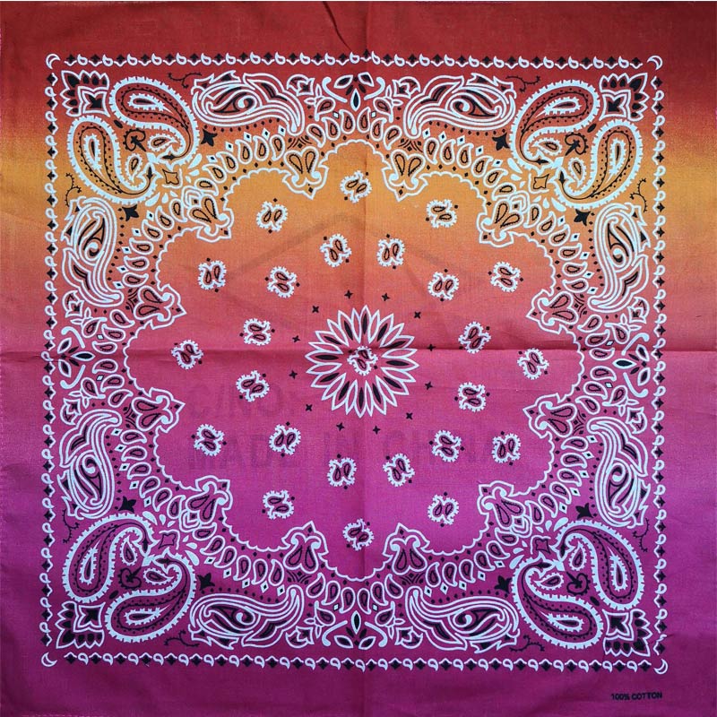 Pañuelo cuadrado de algodón para hombre y mujer, Bandana Unisex de estilo Hip Hop, banda para el pelo de Cachemira a la , bufanda para el cuello y la muñeca, pañuelo mágico: 28