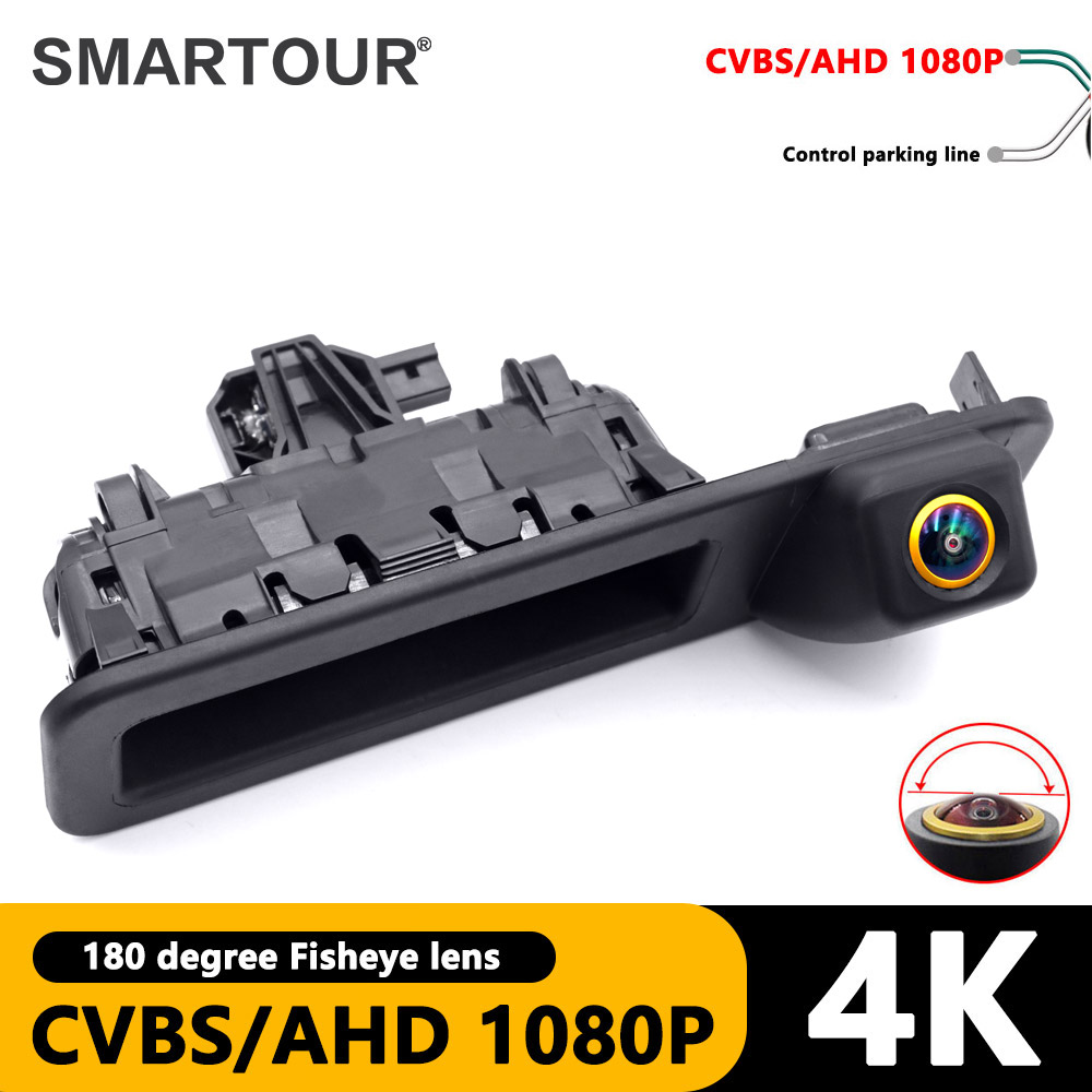 Smartour 4K AHD 1080P Fahrzeug-Rückfahrkamera für BMW 5er F10 F11/3er F30 F31 F32/X3 F25/X4 F26/X5 F15/X6 F16 Auto