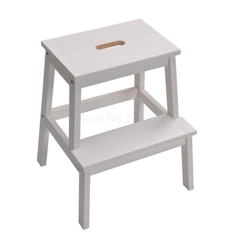 Solid wood step stool children's home ladder stool change shoes stool steps high and low stool