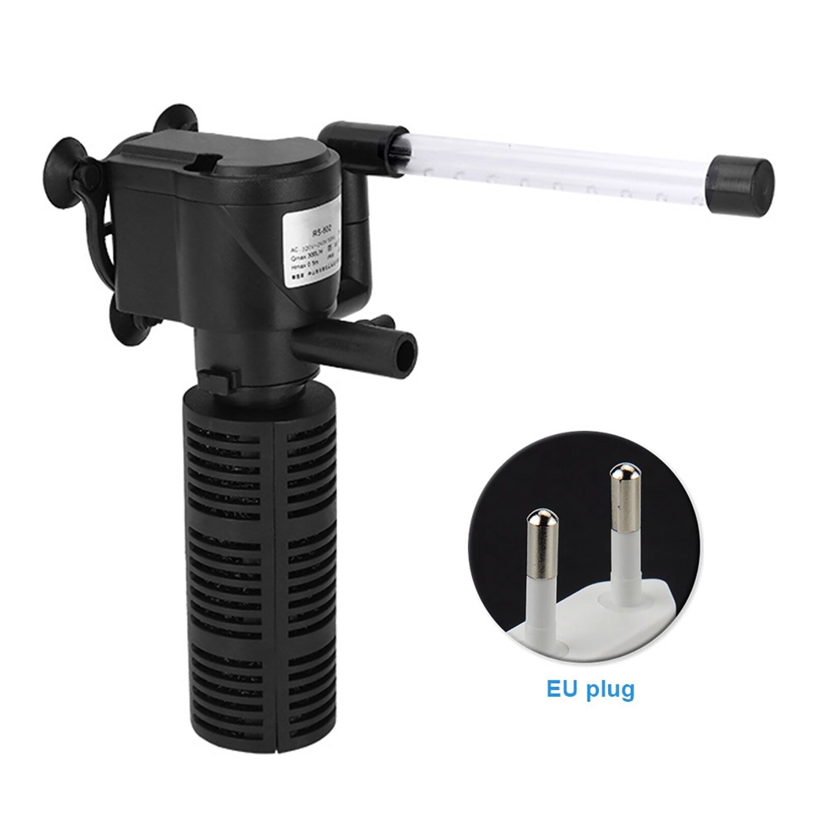 3 In 1 Internal Filter Full Submersible Powerhead Underwater Oxygen Increase Aquarium Air Pump Fish Tank Water Circulation