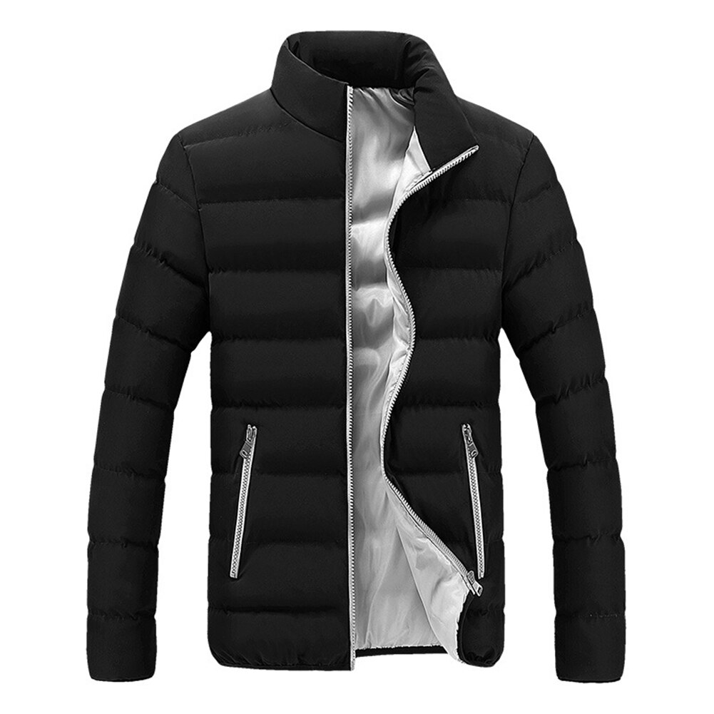 Autumn Winter Jackets Men Keep Warm Outwear Casual Slim Male Parkas Coats Windbreaker Quilted Jackets M-4XL Basic Outwear