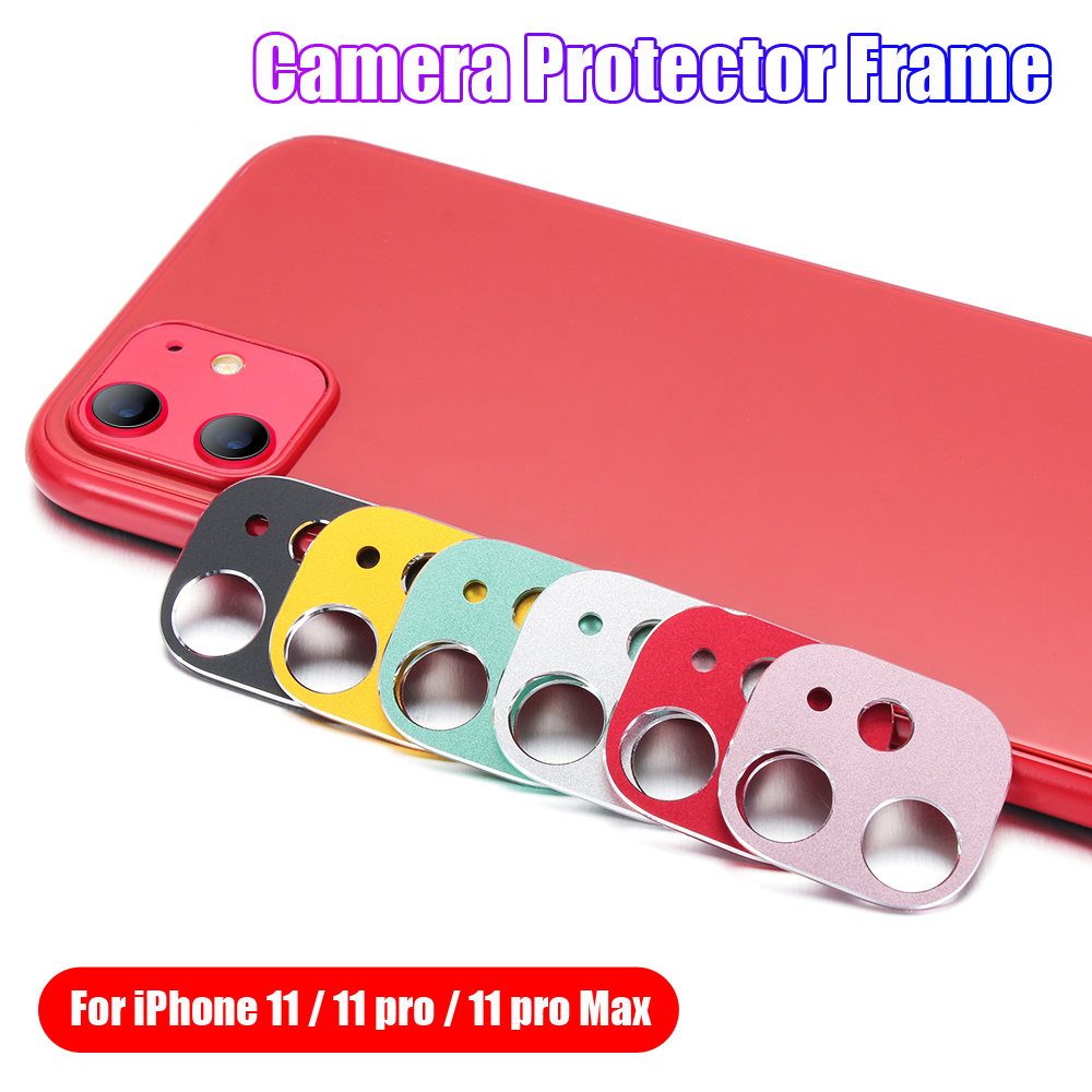 Volle Abdeckung Kamera Objektiv Metall Ring Protector für iPhone 11 Pro/11 Pro/11 Zurück Kamera Objektiv Schutzhülle fall telefon zurück protector