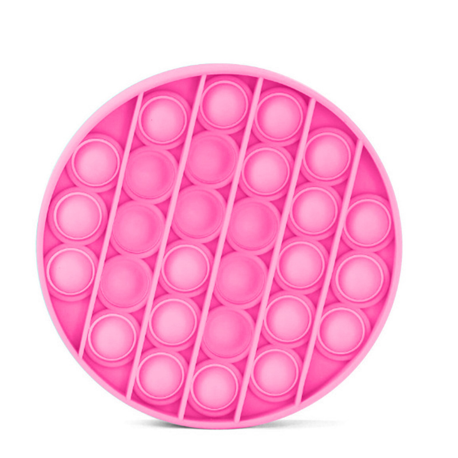 Popit Fidget Toy Push Bubble Fidget giocattolo sensoriale autismo esigenze speciali antistress e aumento della messa a fuoco morbido giocattolo antistress: J