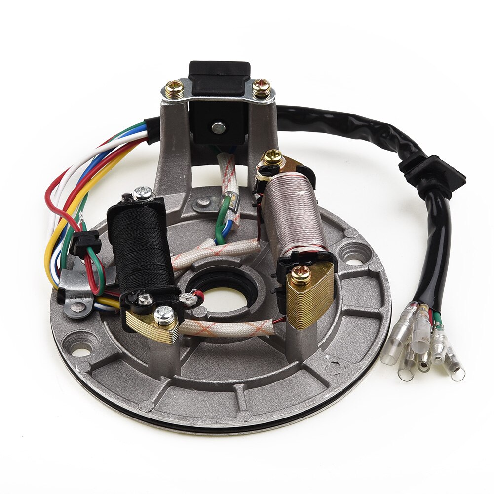 Para pit bike 90cc 110cc 125cc magneto bobinas estator da motocicleta peça de reposição