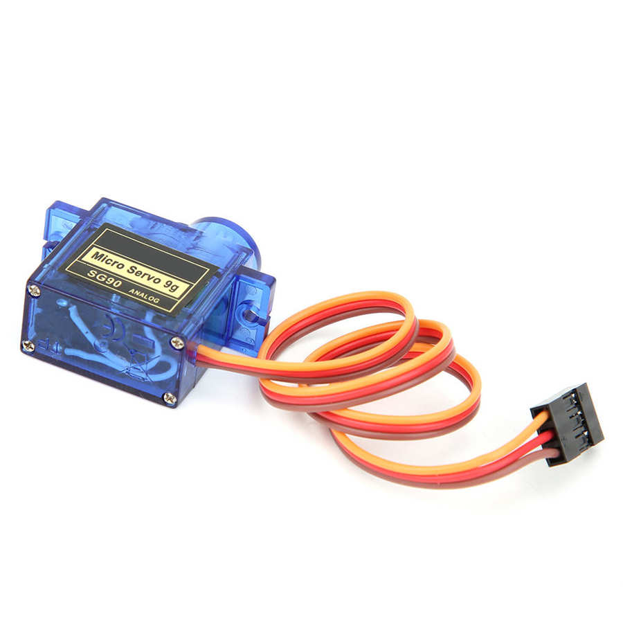 Servomotor fjernbetjening rc robotarm helikopter flytilbehør mikro servomotor  sg90 90 grader -180 graders legetøjsdele