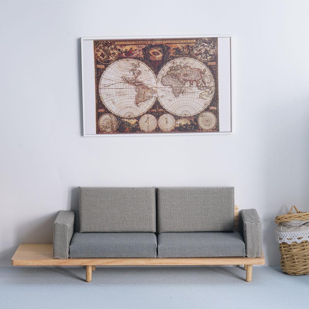 1:12 Doll House Doll House Simulation Model Photo Frame Doll Scale For 1/12 Suitable House Or Recommend 1/6 L6N0