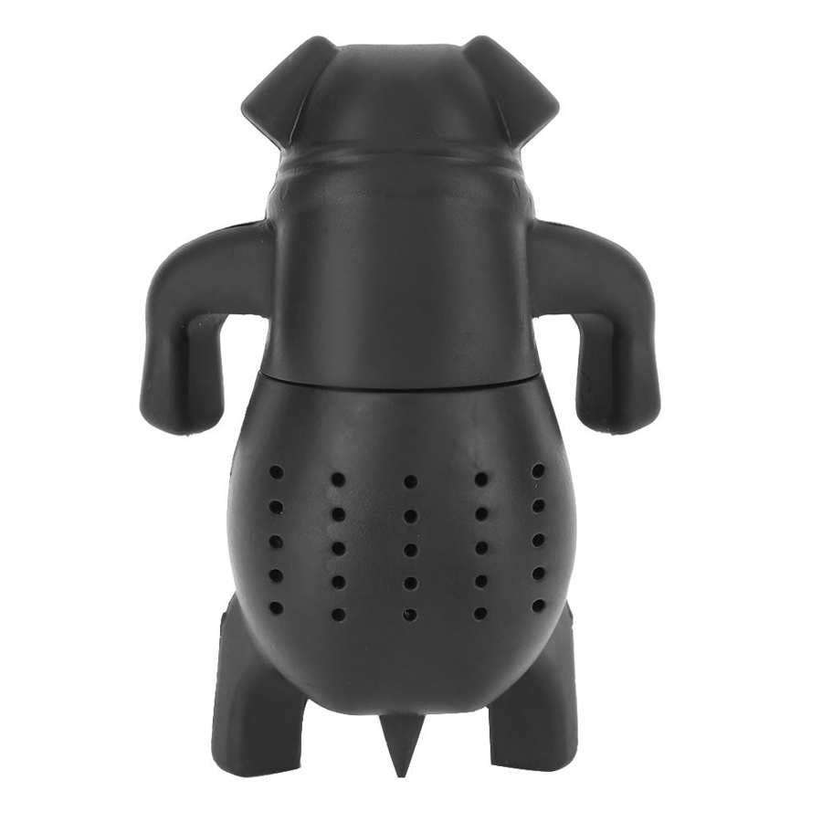 Tegneserie hund silikone løs te sil infuser urte krydderi filter gadget te tilbehør