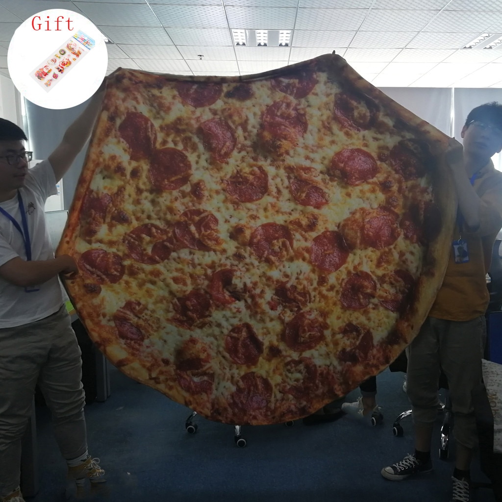 Lustige Verrückte Runde Klimaanlage Decke Lebensmittel Kreationen Pizza Krapfen Hamburger wickeln Decke Perfekt Runde Hamburger Werfen