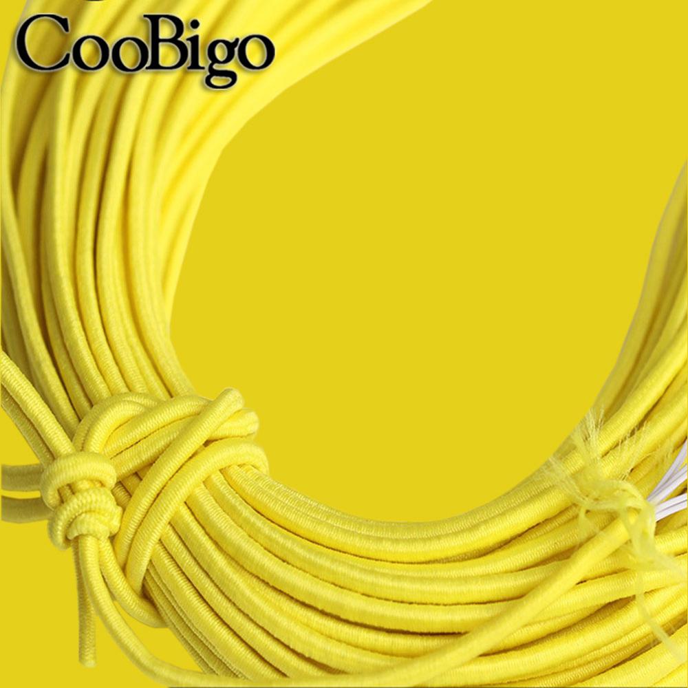 5 Meter 1 mm 2 mm 3 mm runde Gummibänder Bungee Schock Kabel elastisches Seil Gummiband Gurt Schnur Kordon Schnürsenkel Nähzubehör