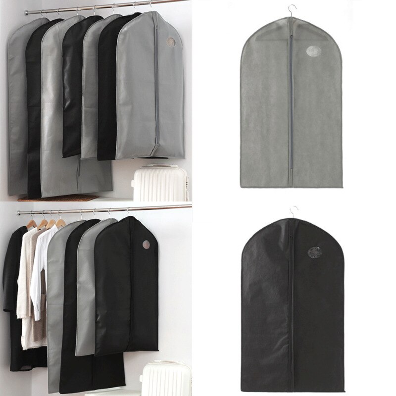 Sac de rangement pour costume, sac de rangement anti-poussière de voyage housse de protection pour costume veste, chemise, manteau, robes