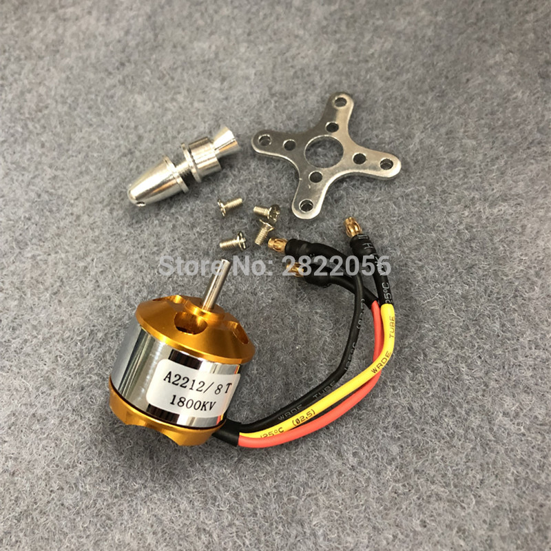 1pcs A2212 Brushless Motor 930KV 1000KV 1400KV 2200KV 2450KV 2700KV For RC Aircraft Plane Multi-copter Brushless Outrunner Motor: KV1800