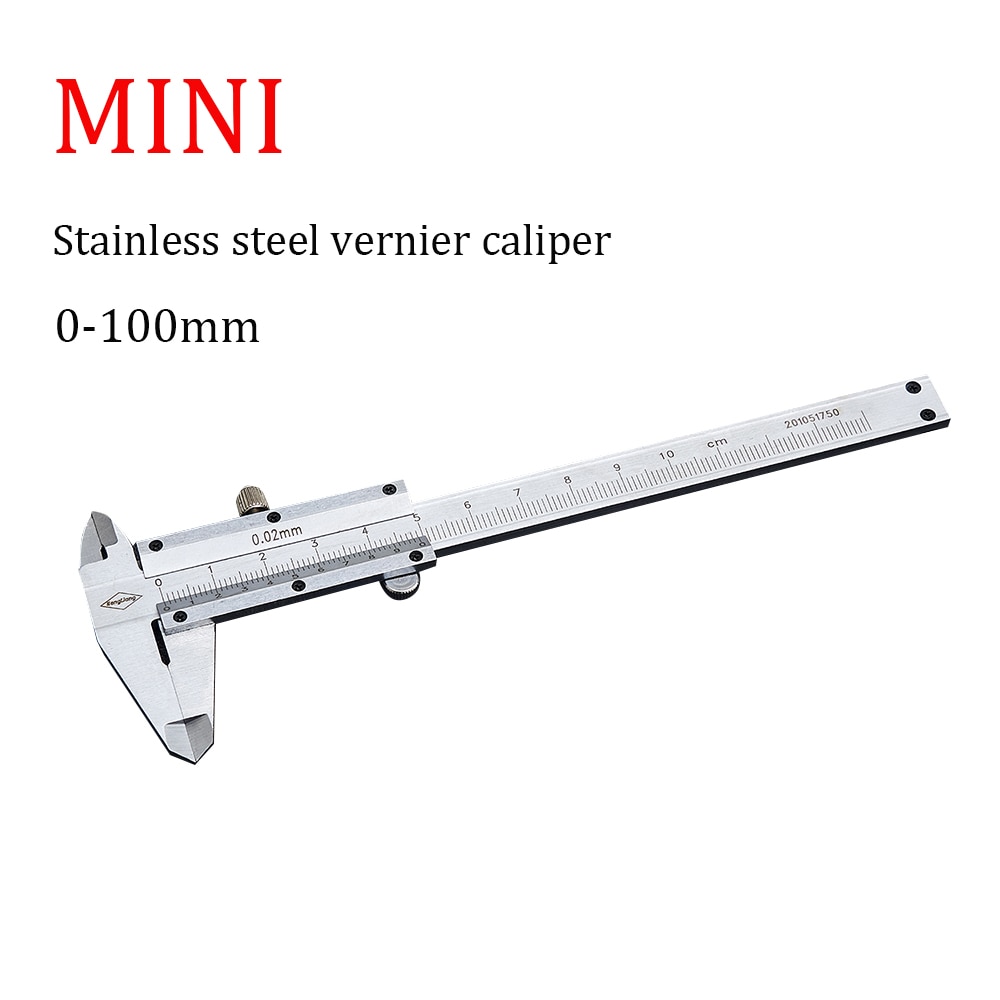 High Precision Stainless Steel Vernier Caliper 0-150mm 6" 0.02mm Caliper Measuring Instrument Construction Measuring Tool