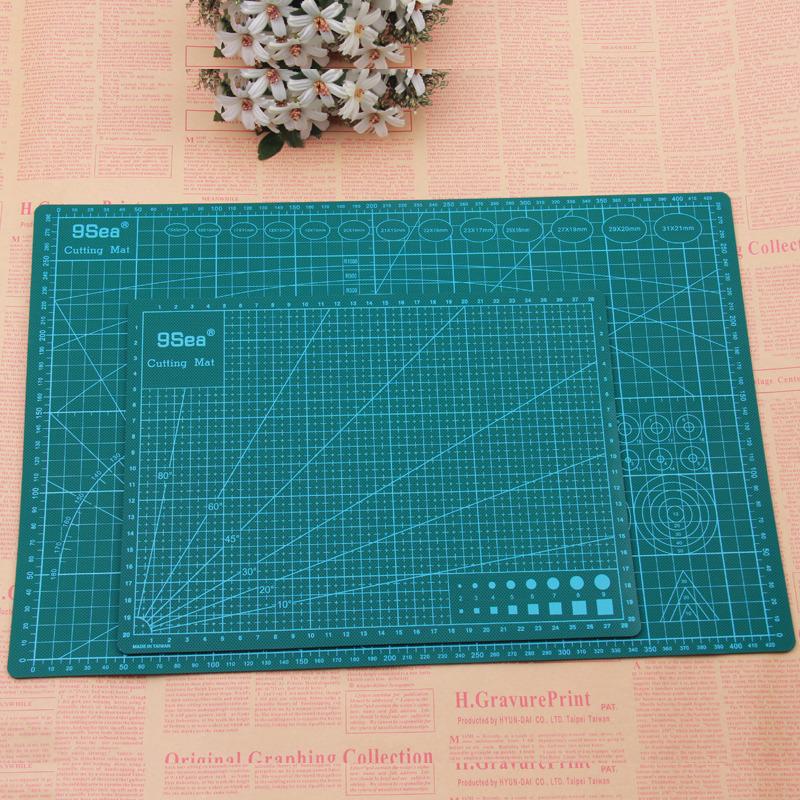 A3 a4 a5 pvc skæreunderlag patchwork cut pad  a3 patchwork værktøjer manuel diy værktøj skærebræt dobbeltsidet selvhelbredelse