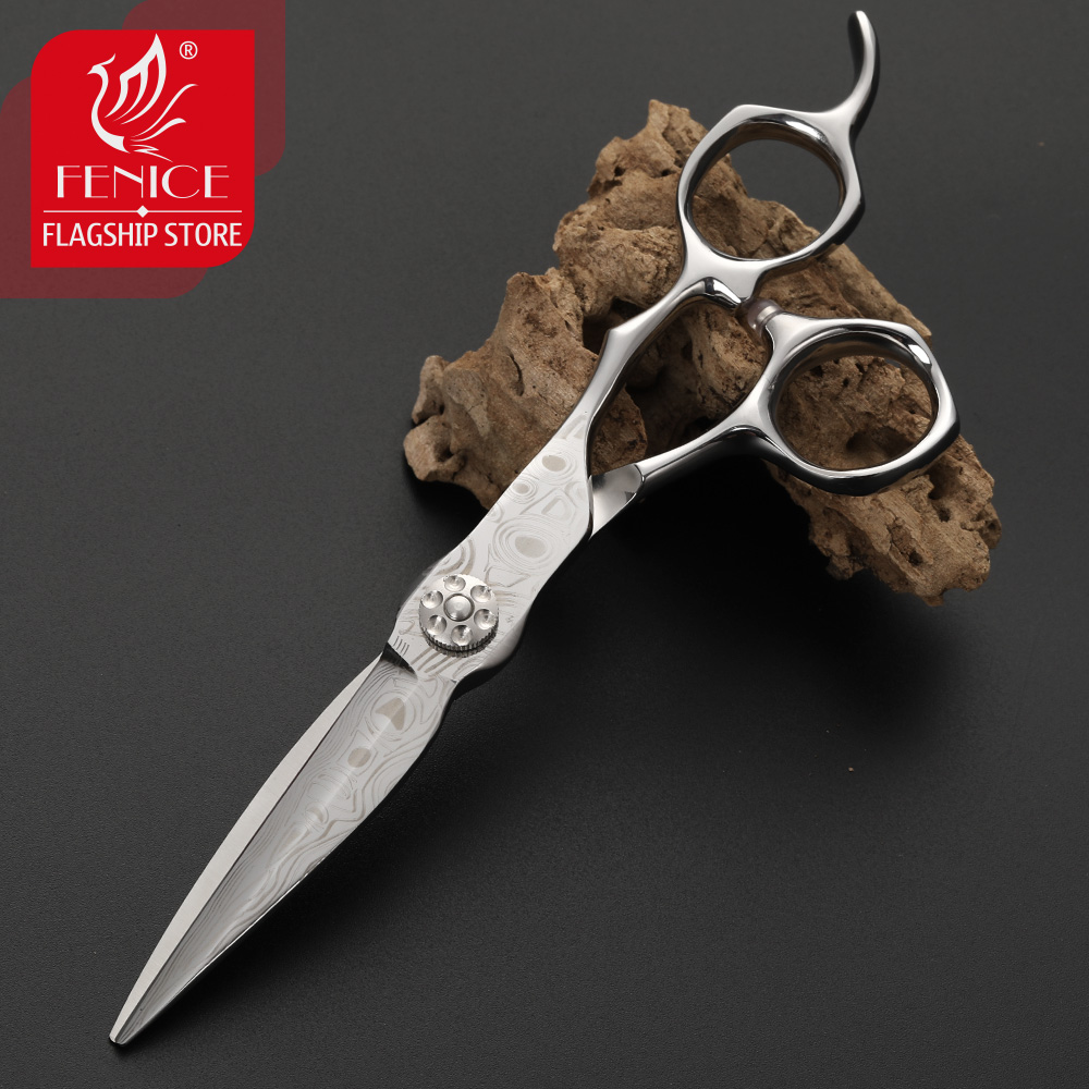 Fenice japanse  jp440 kobaltlegering schaar voor het knippen van haar kappersschaar voor kapperszaakbenodigdheden patroon