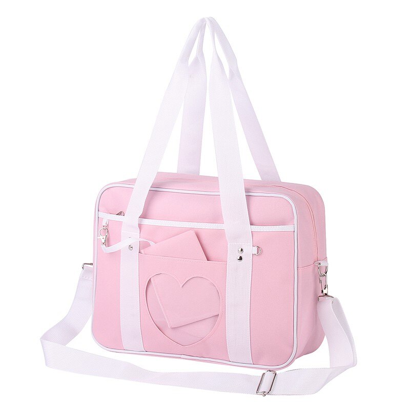 Stijl Roze Japanse Reizen Schouder Schooltassen Voor Vrouwen Meisjes Grote Capaciteit Bagage Organizer Handtassen Totes met Cosplayer