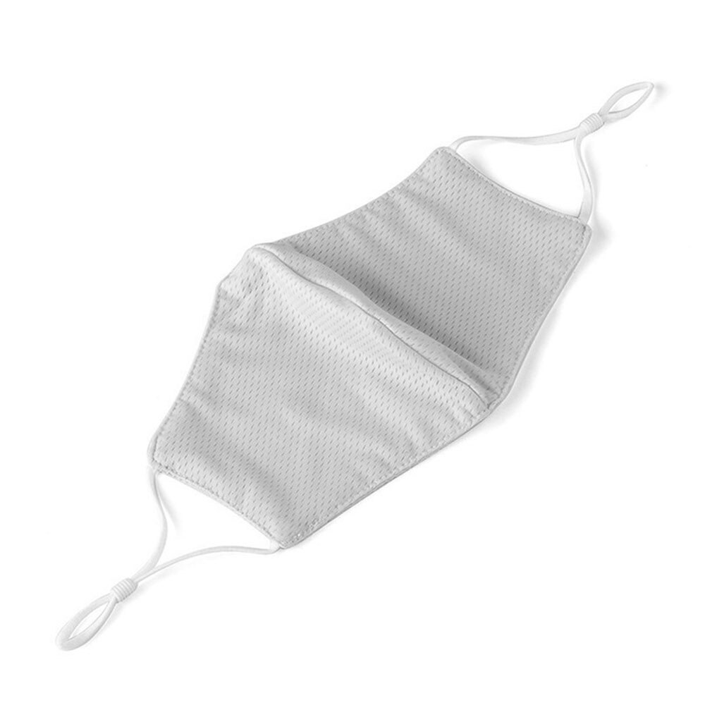 novedosa de seda de hielo boca Cosplay hombre mujer mascarillas Unisex cara sol protección calle deportes de ciclismo transpirables de adultos máscara: D