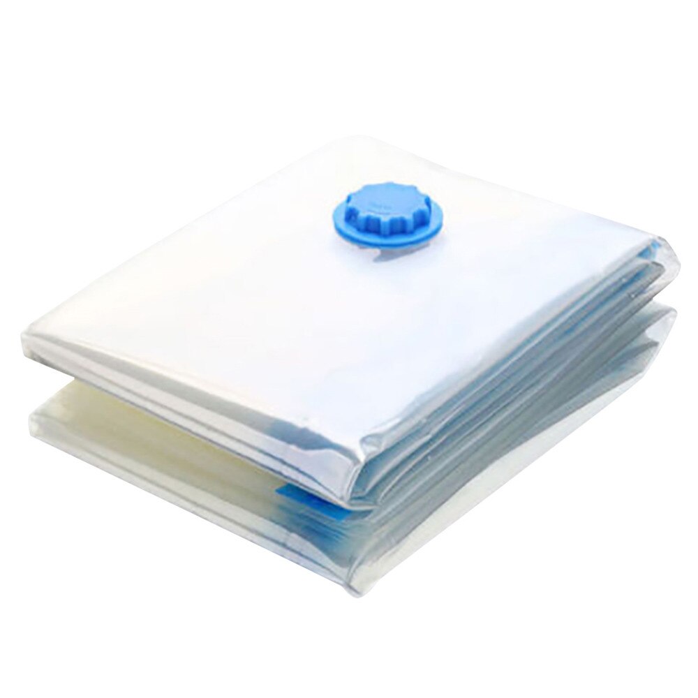 T# Home Vacuum Bag For Clothes Quilt Transparent Storage Bag Foldable Compressed Organizer Space Saving Seal Bags Organization: S