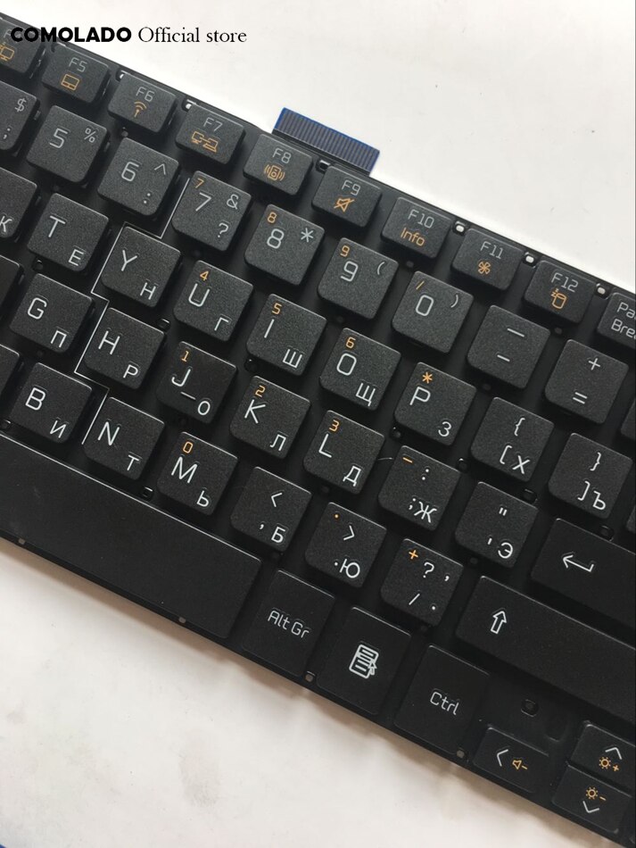 RU Russische Keyboard VOOR LG P420 P430 Zwart Zonder Frame Keyboard RU Layout