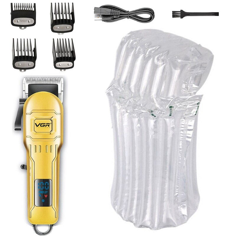 Professionele Taper Hendel Multi-Cut Tondeuse Led Kapper Salon Haar Snijmachine Tondeuse Voor Mannen Elektrische Kapsel tool: protective bag
