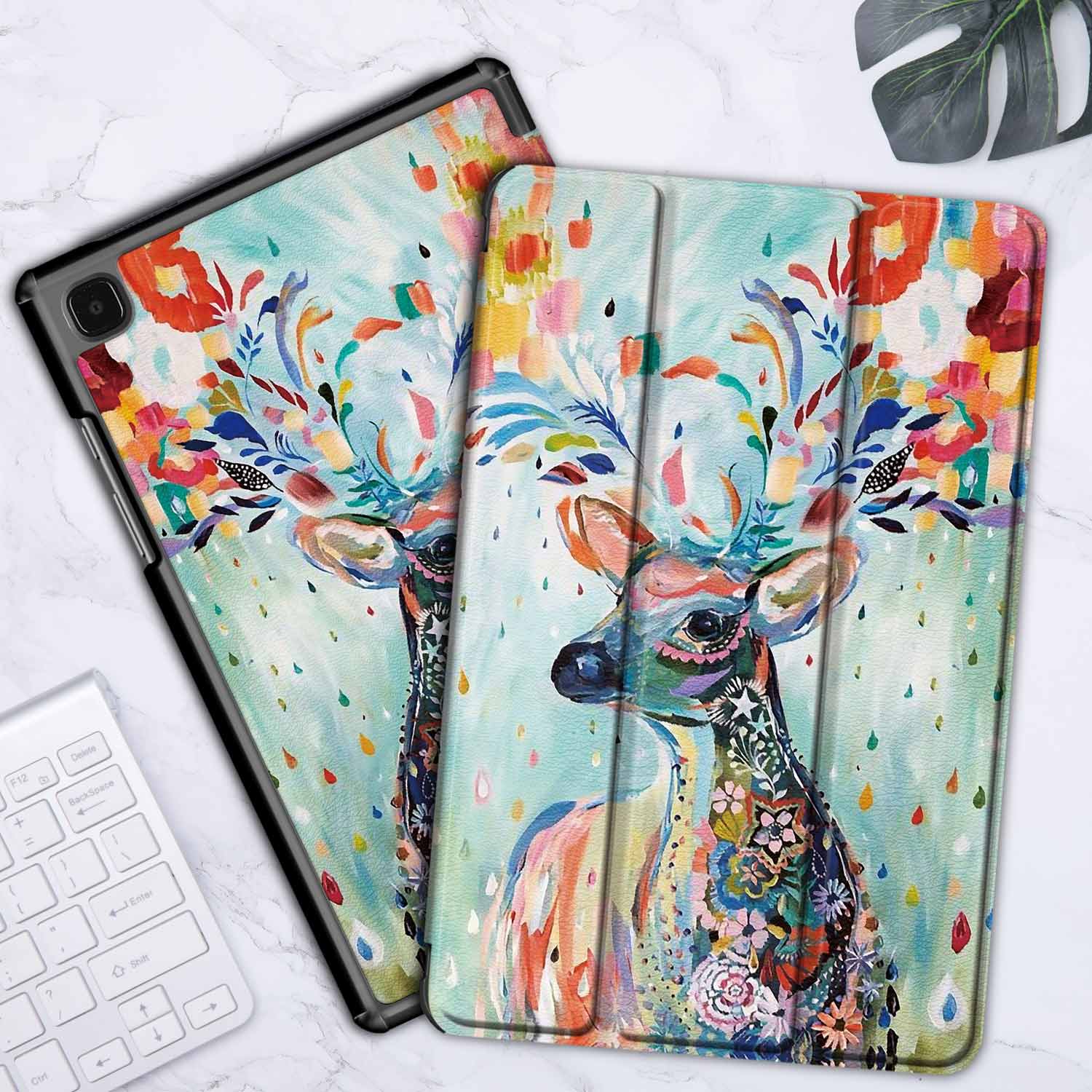 Til samsung galaxy tab  a7 10.4 tablettaske, til galaxy tab  a7 sm-t500 t505 cover: Ch-cl