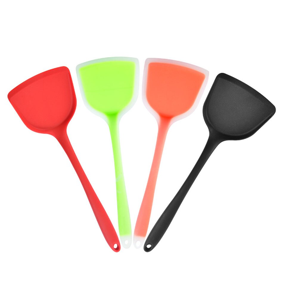 Espátula Flexible de silicona para hornear 600 ° F, de goma antiadherente, resistente al calor, para cocinar en la cocina