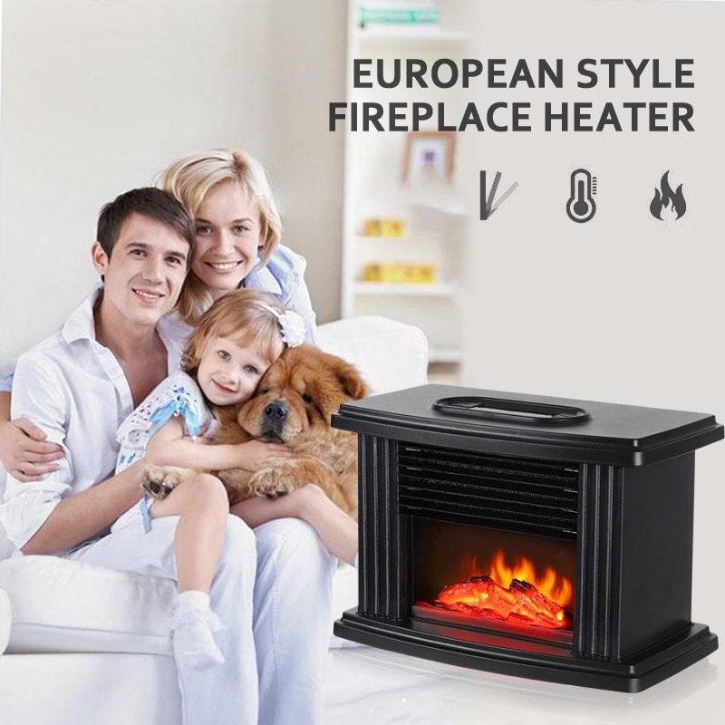 Draagbare Elektrische Haard Kachel Heater Draagbare Tafelblad Indoor Space Heater 1000W Huishoudelijke Winter Verwarming Machine