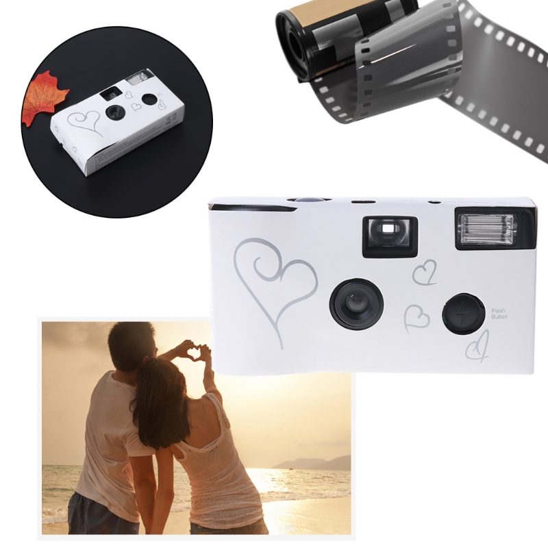 36 Photos Power Flash HD Single Use One Time Disposable Film Camera Party