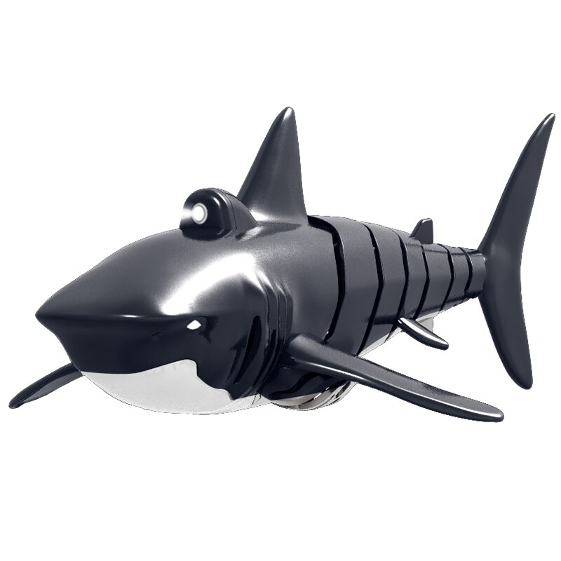2.4G 4 Channel High Speed Remote Control Boat Simulation Shark Boat with Light Effects Underwater Game Toys: Default Title
