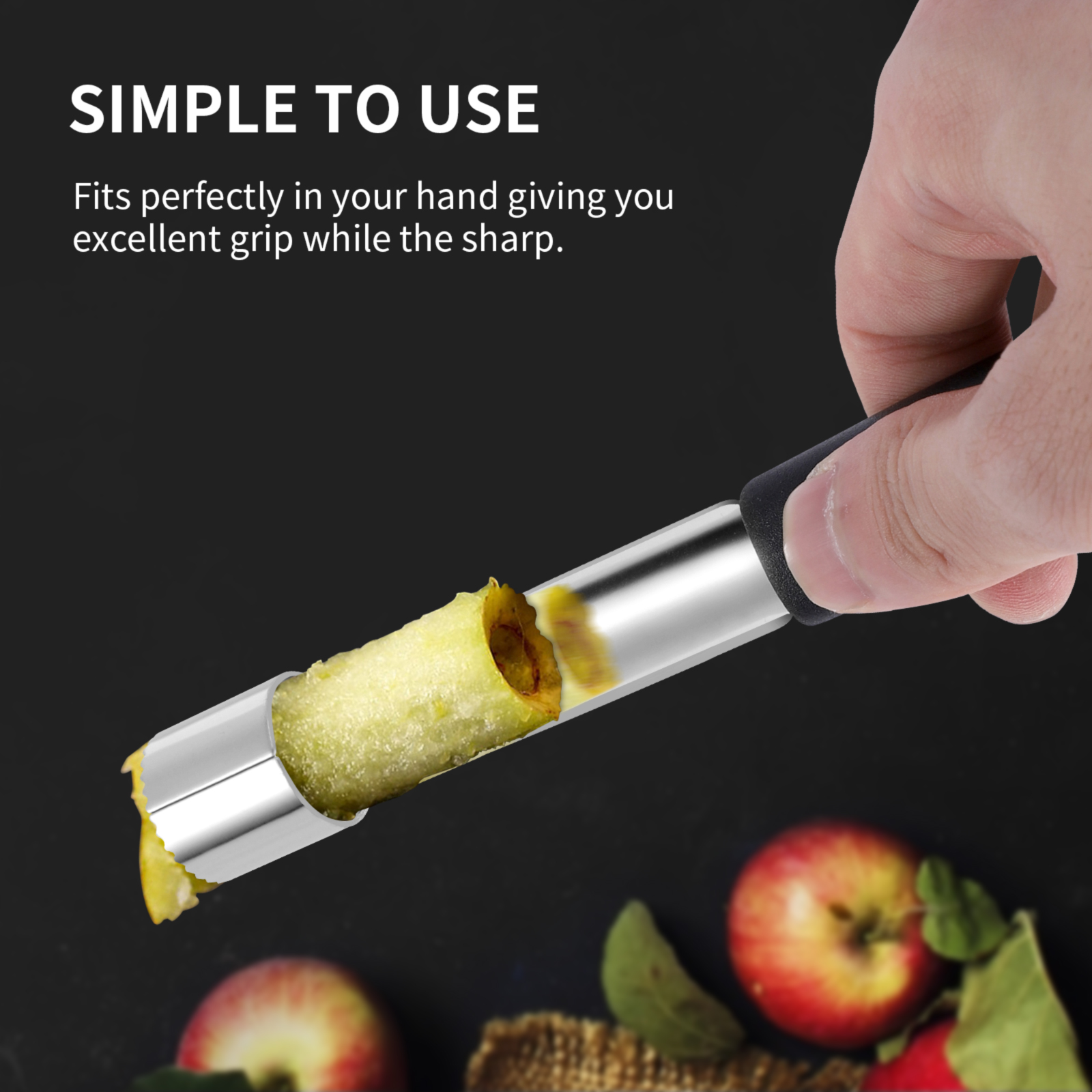 Fruit Appel Peer Corer Remover Staal Twist Core Seed Remover Pitter Keuken Huis Tool Fruit Corer Zaad Remover Fruit zaad