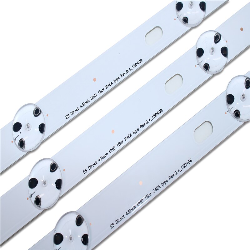 Kit )3 PCS 8LED 850mm LED backlight strip for LG HC430DGN-SLNX1 43UF6400 43UF640V 43UF6407 43UH610V 43UH619V