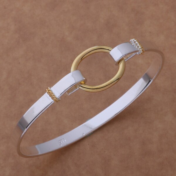 AB023 Heißer Sterling armreif Armbinde, schmuck Farbe trennung O Armbinde/afiaiwpa ahyaizfa silber farbe