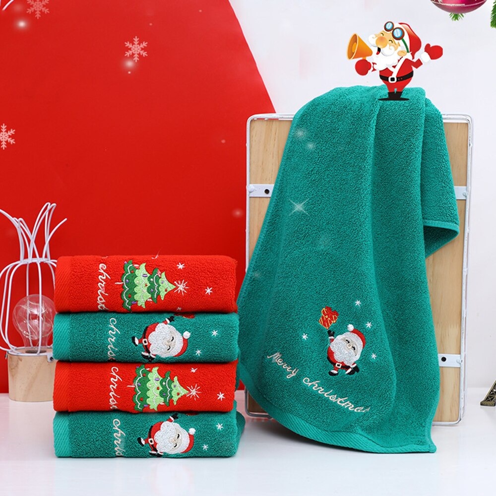 Asciugamani da cucina di natale asciugamani da cucina asciugamani da cucina super assorbenti albero di natale asciugamani per il viso di babbo natale regalo di natale carino