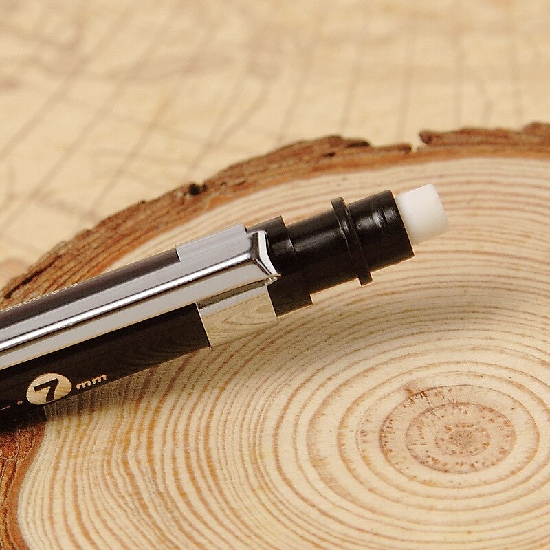 3 väriä satunnainen 1 kpl 0.5mm/0.7mm hb lyijykynä metallipidike mekaaninen lyijykynä oppilaille kirjoittamiseen koulun toimistopiirustustarvikkeet