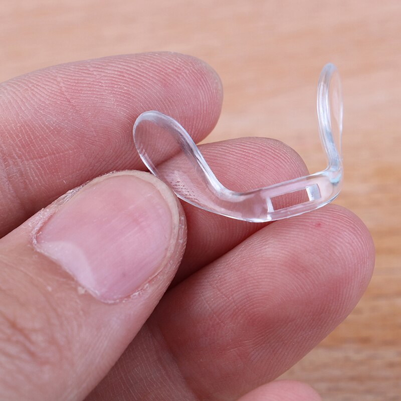 2 Stuks U Vorm Siliconen Anti-Slip Neus Pads Lenzenvloeistof Zonnebril Stok Op Pad Bril 5 Stijlen