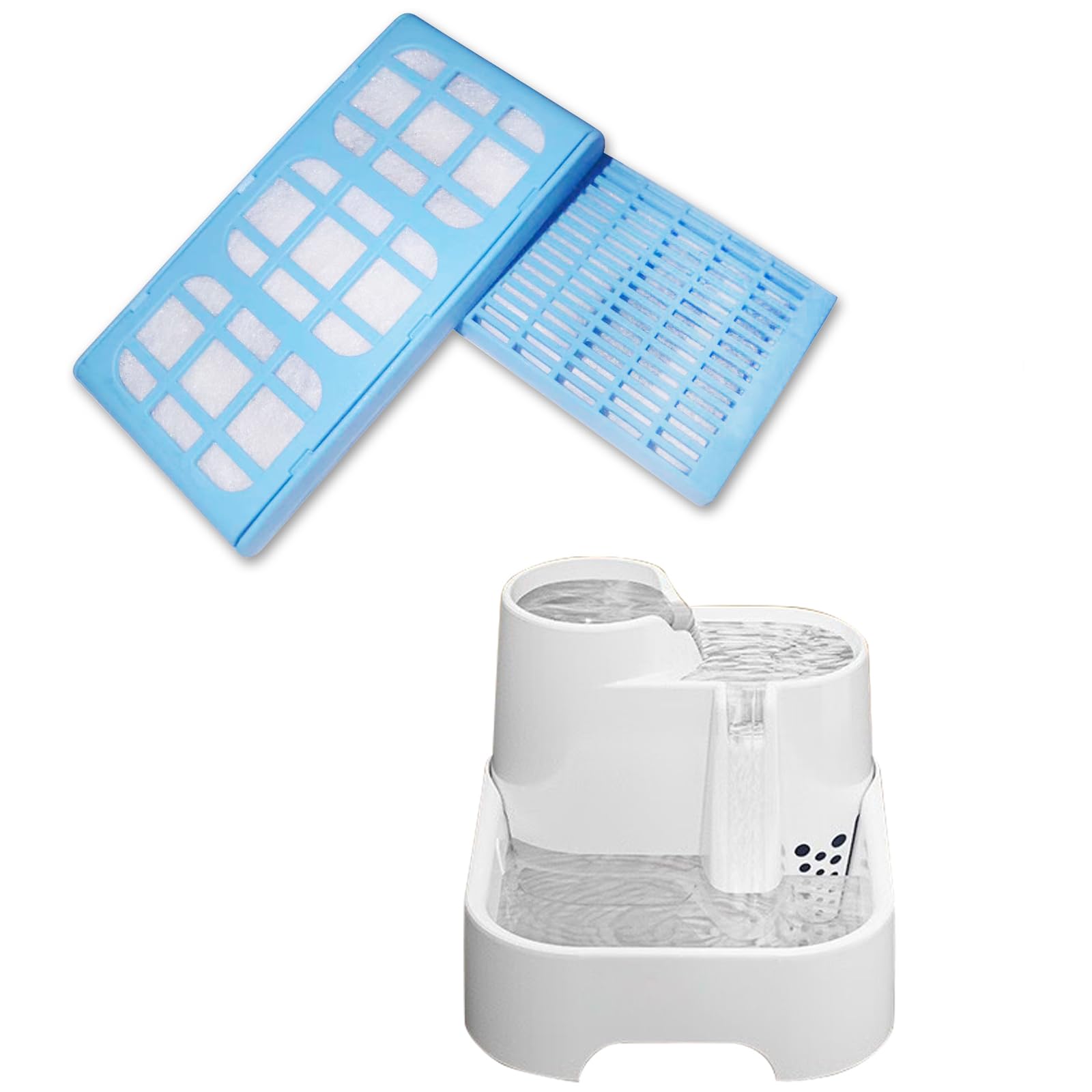 Juego de cartuchos de filtro de agua de repuesto, 12 Uds., para fuentes de mascotas PET MATE Cat Mate