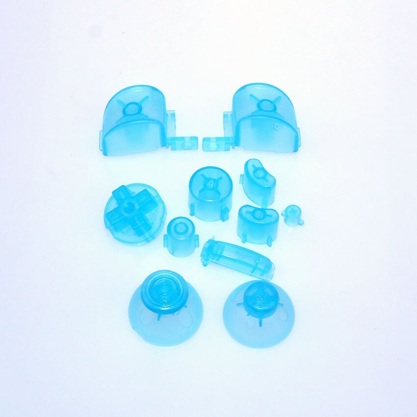 Cltgxdd Für Gamecube Controller Mod Bunte Komplette taste set mit für N GC taste set: Clear Light-blue