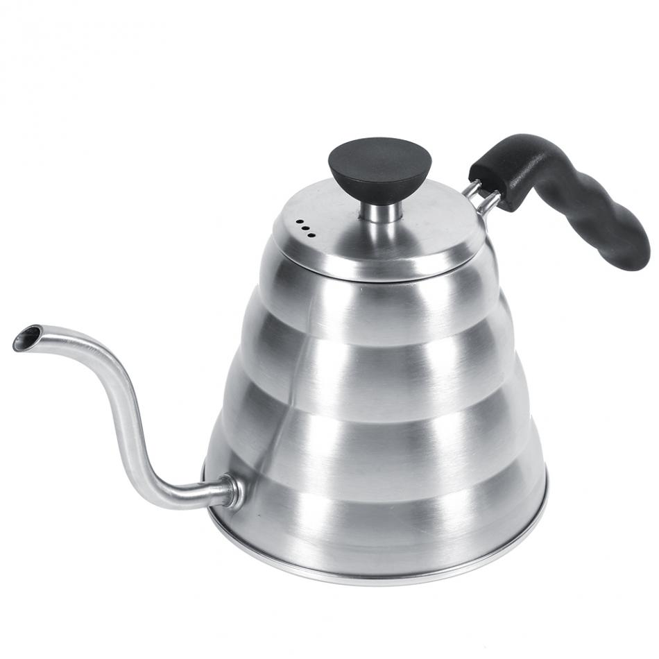 Rvs Koffiepot Theepot Waterkoker Koffiezetapparaat Coffe Machine Fles Keuken Accessorie 1000 Ml
