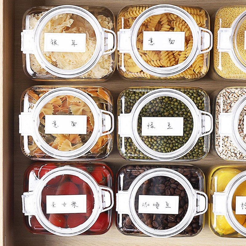 Refrigerator Fresh Keeping Box Kitchen Storage Box Sealed Grains Tank Transparent Food Storage Container Kitchen Organizer