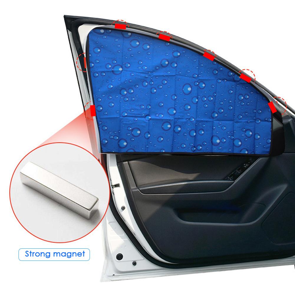 Auto Zonnescherm Zomer Magnetische Uv-bescherming Gordijn Side Window Zonneklep Auto Styling Milieuvriendelijke Zonneschermen