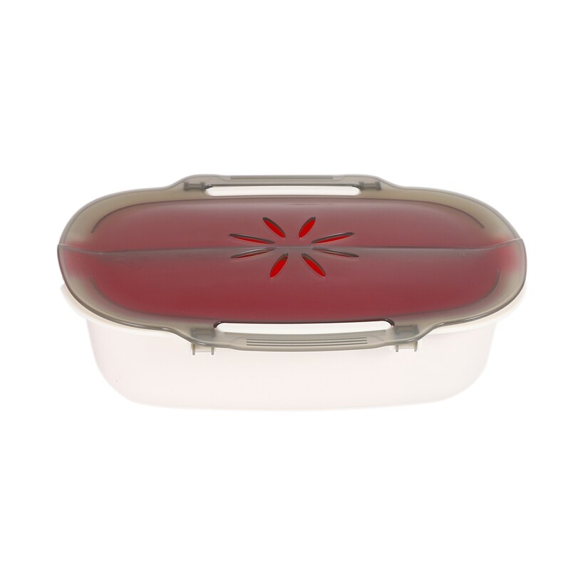 Microwave Steamer Basket Safe Non-Toxic Fish Food Microwave Oven Steamer Steaming Dish Kitchen Supplies: Default Title