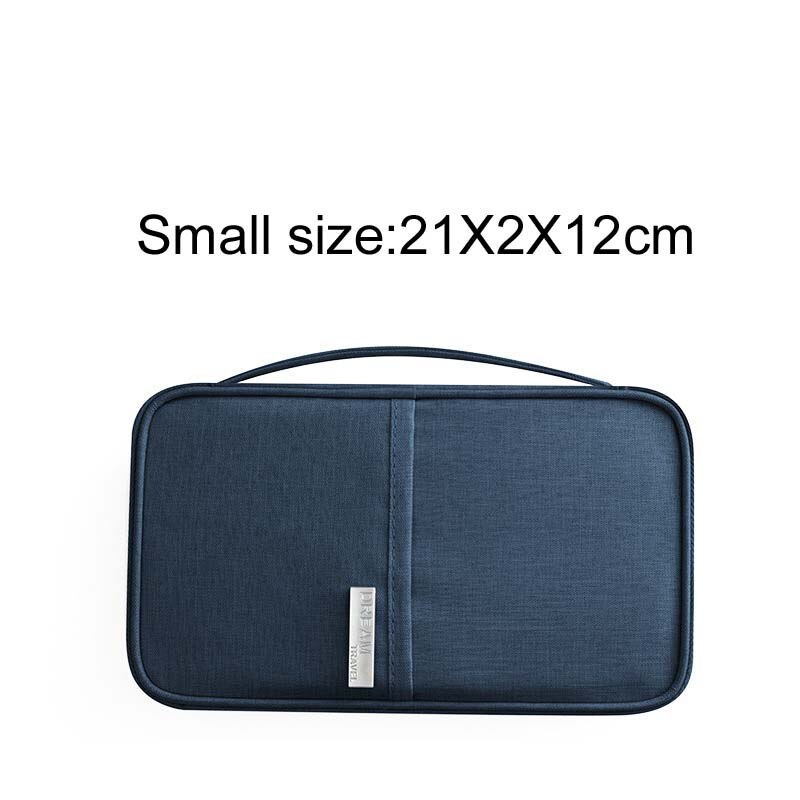 Bolsa de viaje impermeable, gran capacidad, multifuncional, separación en seco y húmedo, bolso de almacenamiento, deflector de viaje, fin de semana, cubos de embalaje: Style 2 small blue