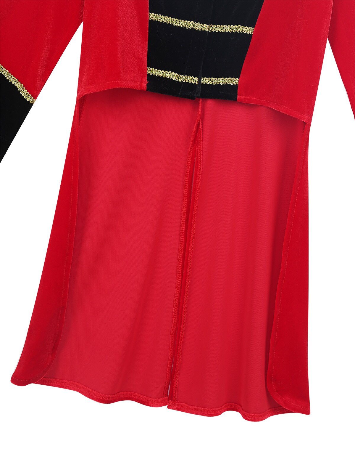 Costume da circo per bambini ragazzi giacca Ringmaster maniche lunghe colletto alla coreana giacca per bambini Halloween Cosplay Party Dress Up