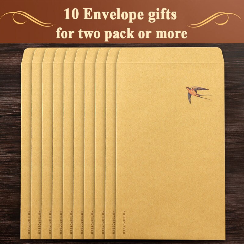 50 100 sheets A4/B5/A5 Vintage Kraft paper Writing Letter Stationery Romantic Note craft Paper painting packaging paper