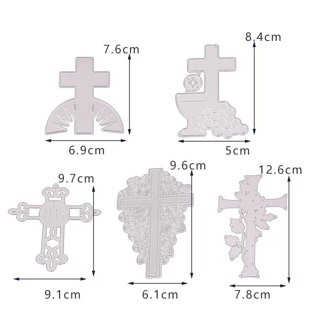 Crafts Metal Steel Cutting Die Cross Flower Square Cards Scrapbooking For DIY Dies Frame Paper/photo Stencil Embossing C7I6