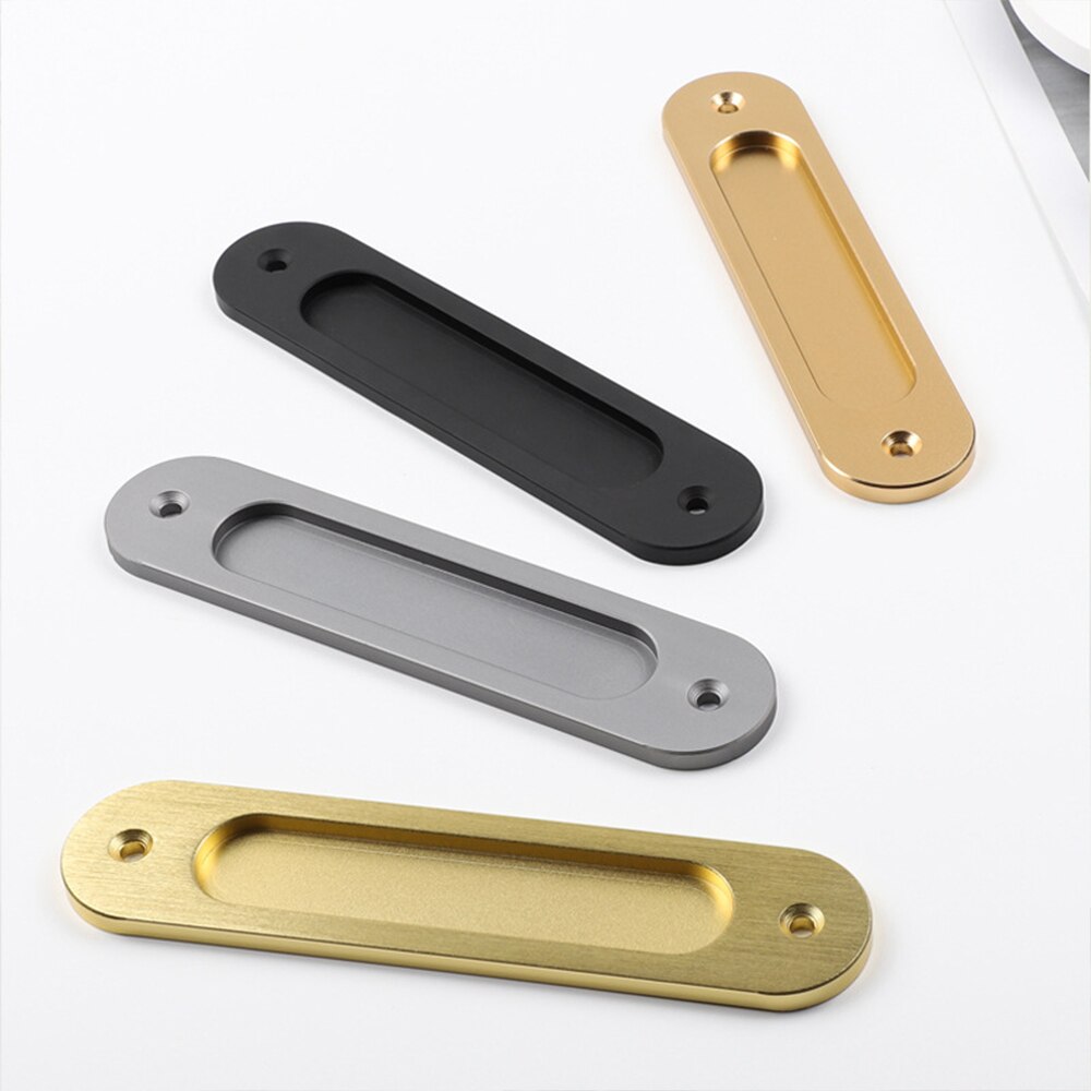 Onubao-manija de puerta corredera sin perforaciones, puerta de vidrio de almacén, manija deslizante de cocina, pasta adhesiva de doble cara