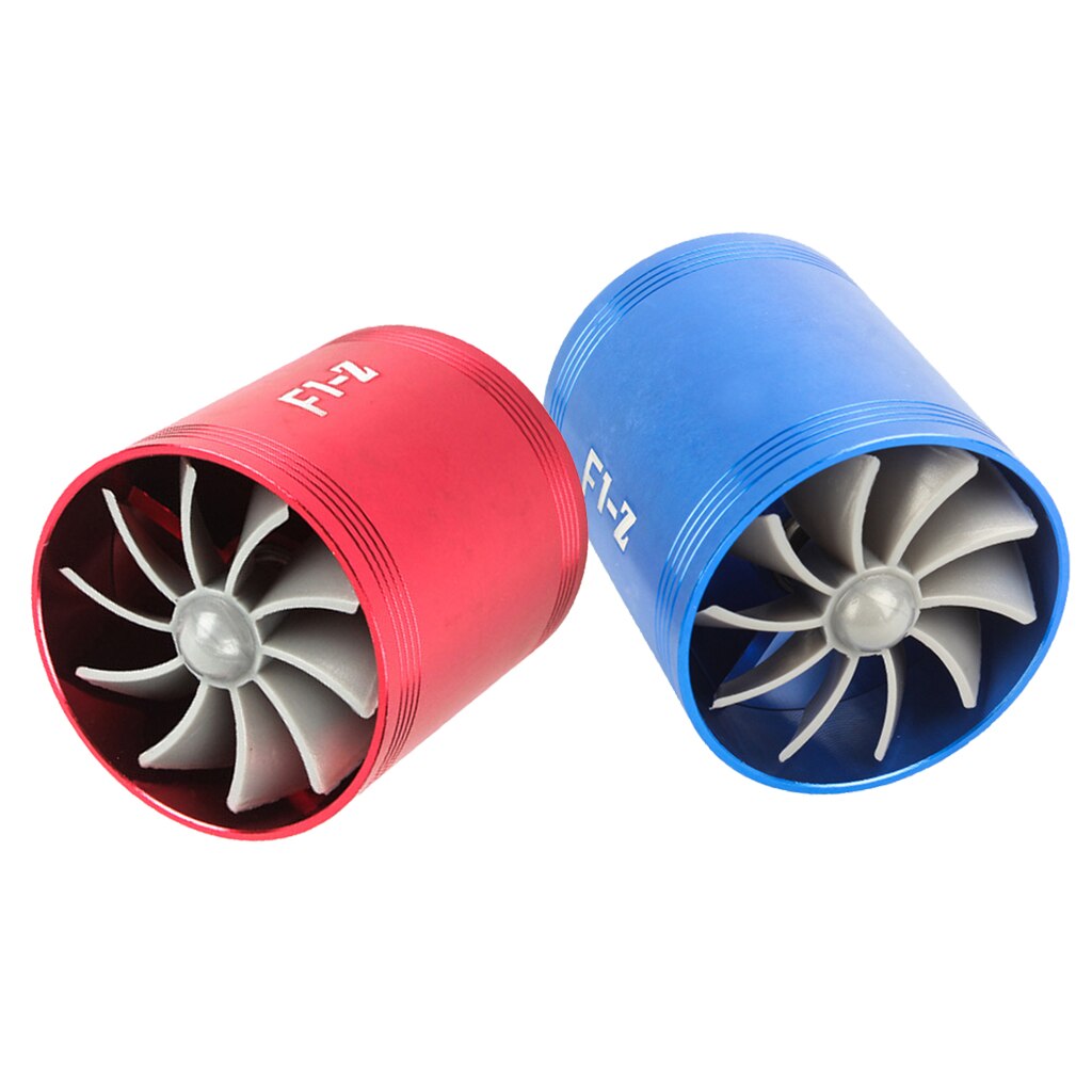 2 Pieces Universal Car Turbo Charger Super Charger Turbo Easy installation