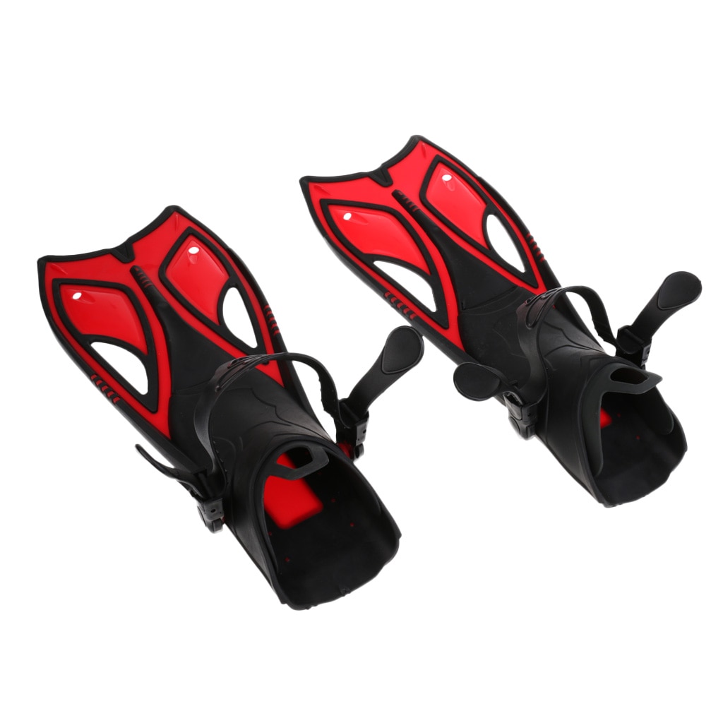 Scuba snorkel udstyr svømmefinner svømmefødder justerbart undervands sports dykkerudstyr  us 3-13
